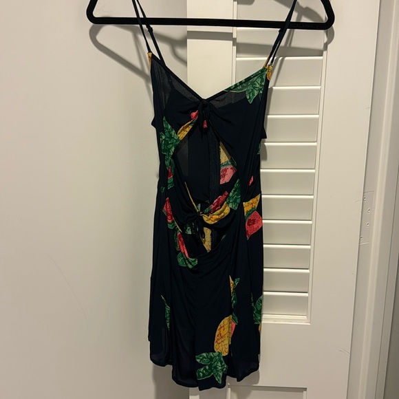 Privacy Please Navy Tropical Romper XS - Picture 1 of 3